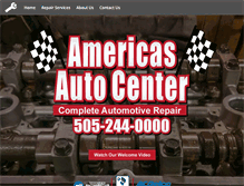 Tablet Screenshot of americasautocenter.com